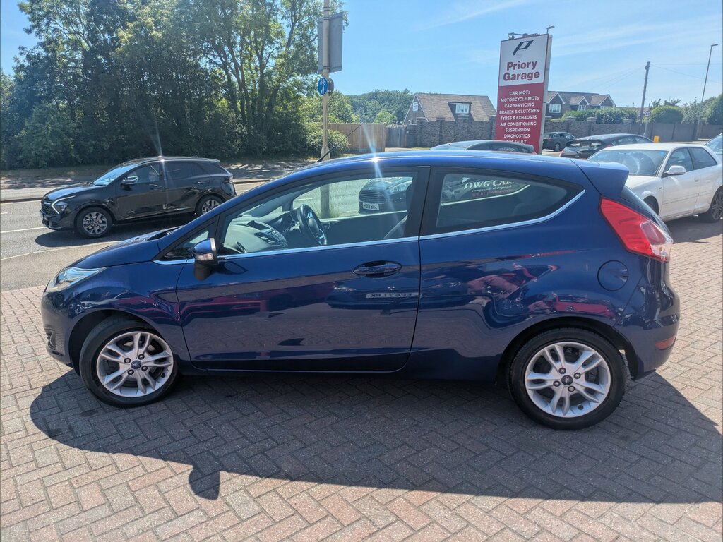 Ford Fiesta 1.25 Zetec Hatchback Euro 6 82 Blue #4