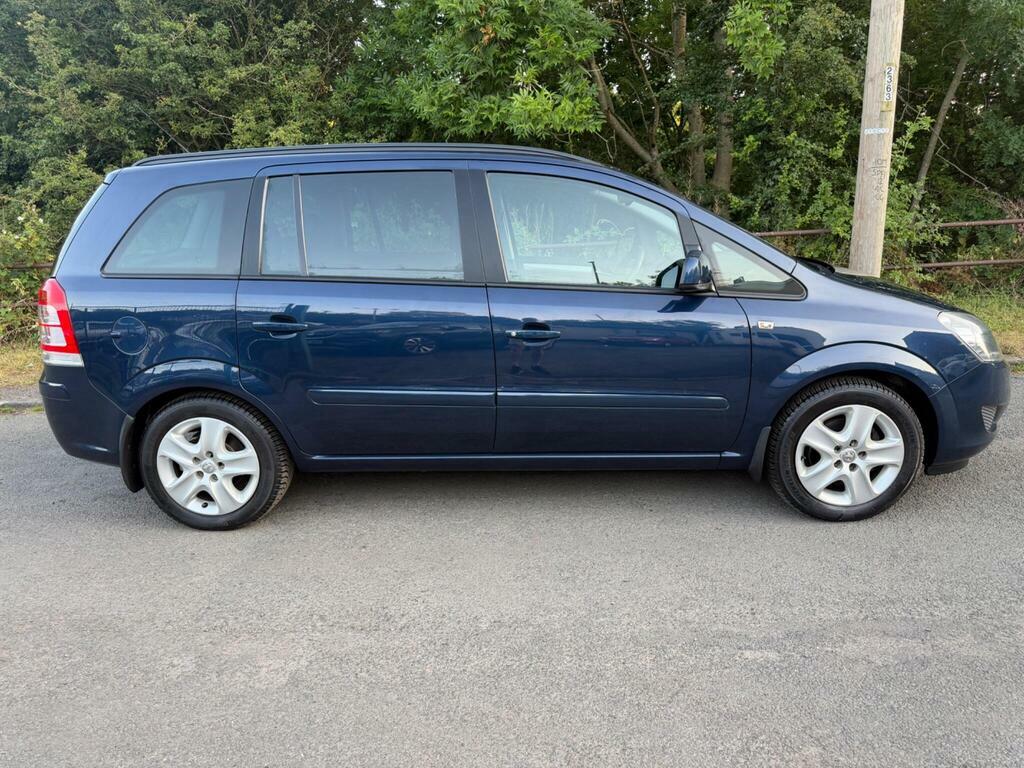 Vauxhall Zafira 1.6 16V Exclusiv Euro 5 Blue #2