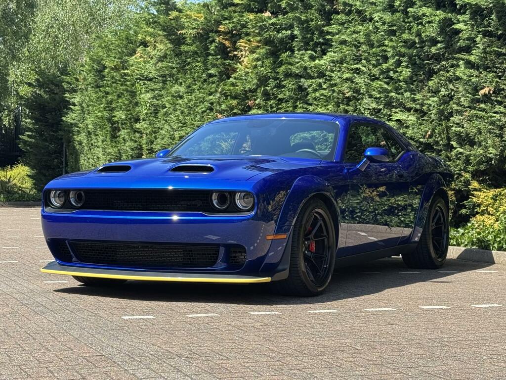 Dodge Challenger 6.2 Hemi Supercharged Srt Hellcat Redeye Widebody Blue #3