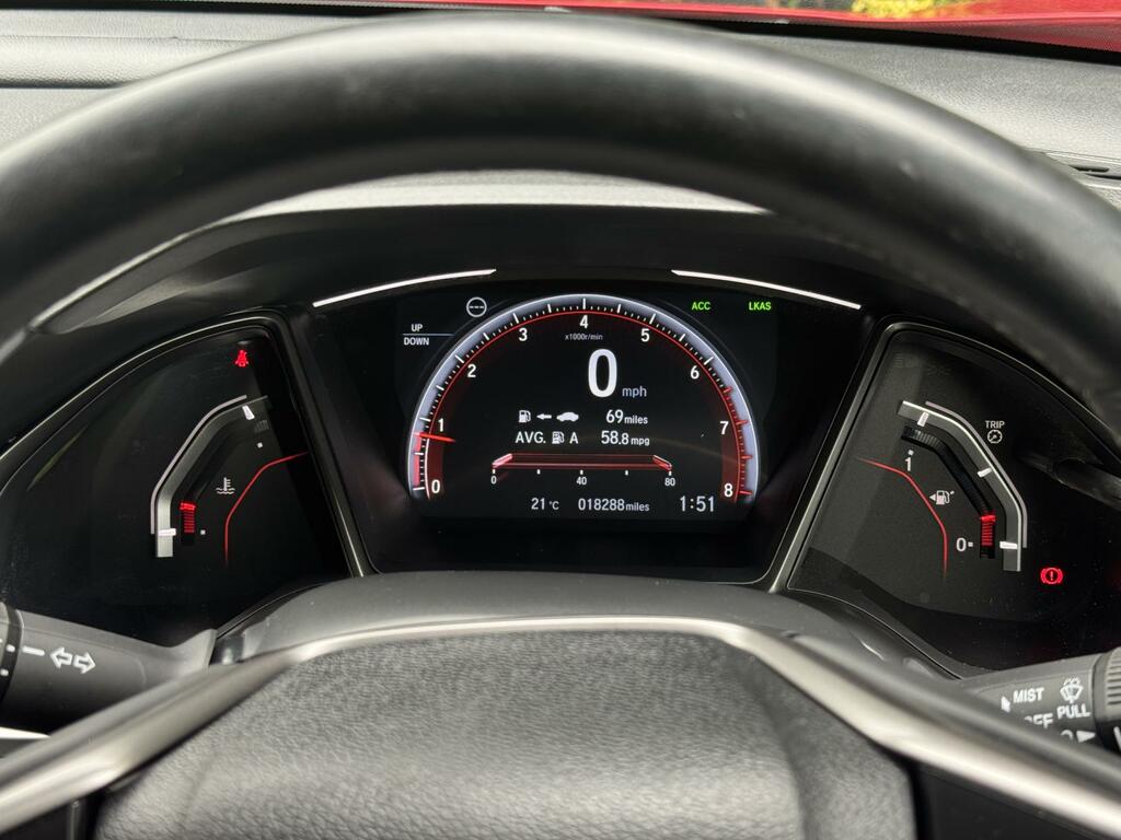 Honda Civic 1.5 Vtec Turbo Gpf Sport Euro 6 Ss Blue #29