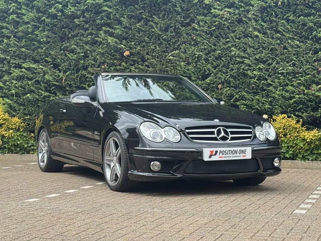 Mercedes-Benz CLK 6.2 Clk63 Amg Cabriolet 7G-tronic 344 Black