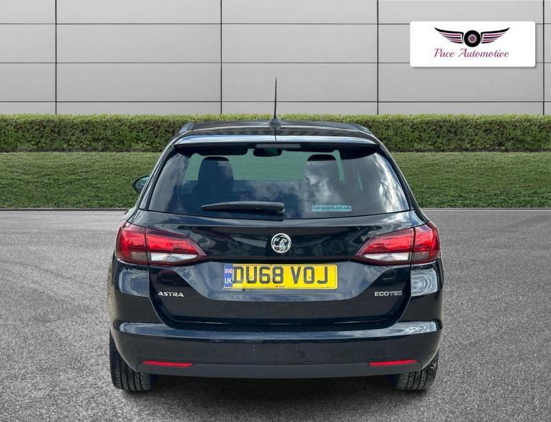 Vauxhall Astra 1.0I Turbo Ecotec Tech Line Nav Sports Tourer Euro DU68VOJ Black #6