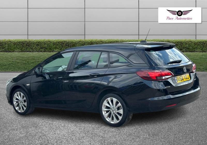 Vauxhall Astra 1.0I Turbo Ecotec Tech Line Nav Sports Tourer Euro DU68VOJ Black #5