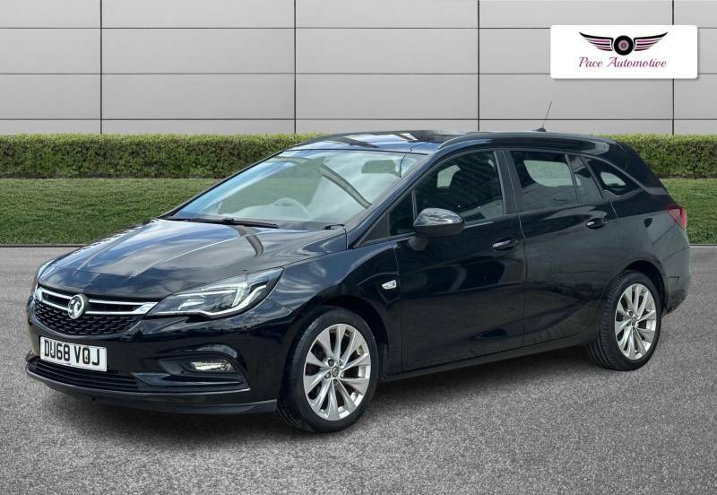 Vauxhall Astra 1.0I Turbo Ecotec Tech Line Nav Sports Tourer Euro DU68VOJ Black #2