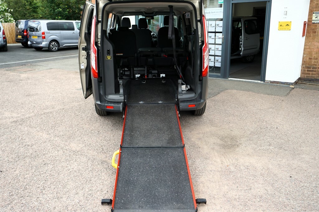 Ford Tourneo Custom 310 Zetec Tdci, Disabled, Wheelchair Accessible Ve SF17GHU Silver #3