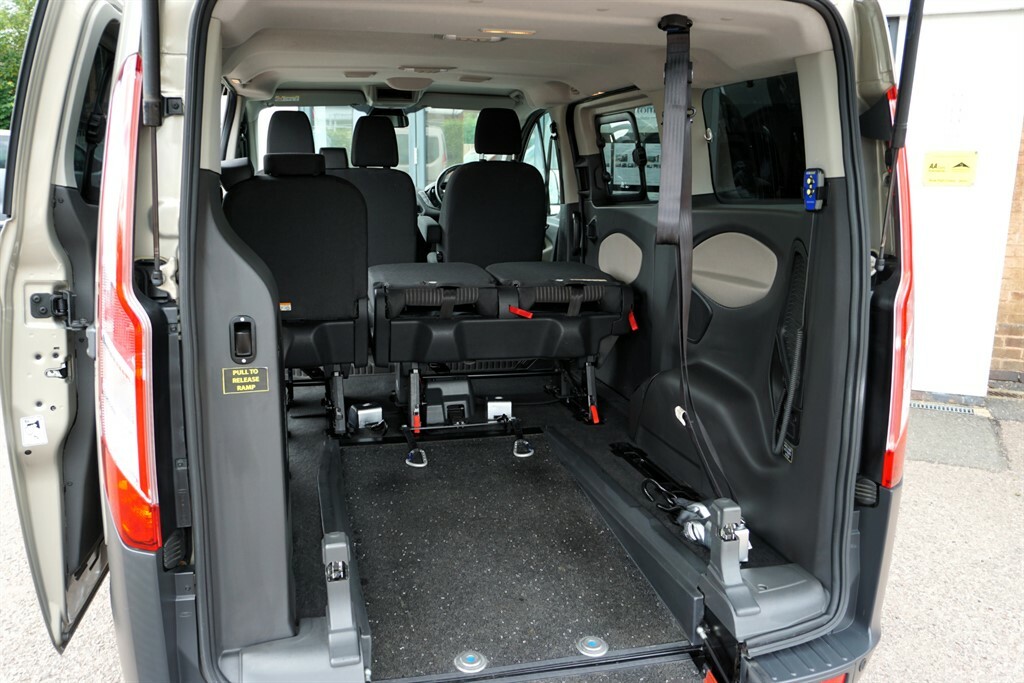 Ford Tourneo Custom 310 Zetec Tdci, Disabled, Wheelchair Accessible Ve SF17GHU Silver #4