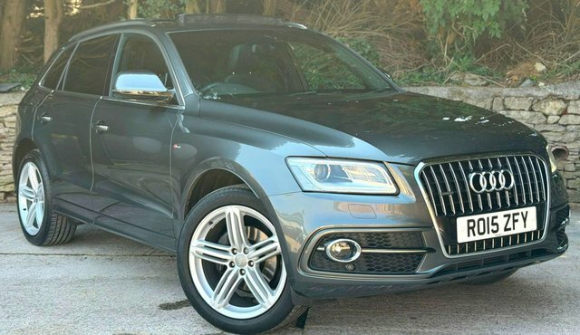 Audi Q5 2015 2.0 Tfsi S Line Plus Tiptronic Quattro Euro 6 Grey