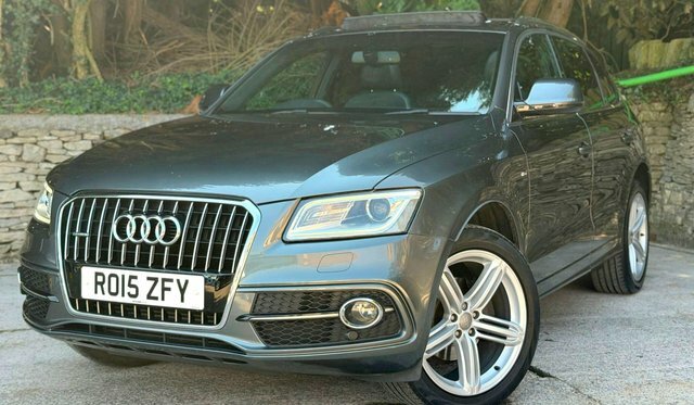 Audi Q5 2015 2.0 Tfsi S Line Plus Tiptronic Quattro Euro 6 RO15ZFY Grey #3