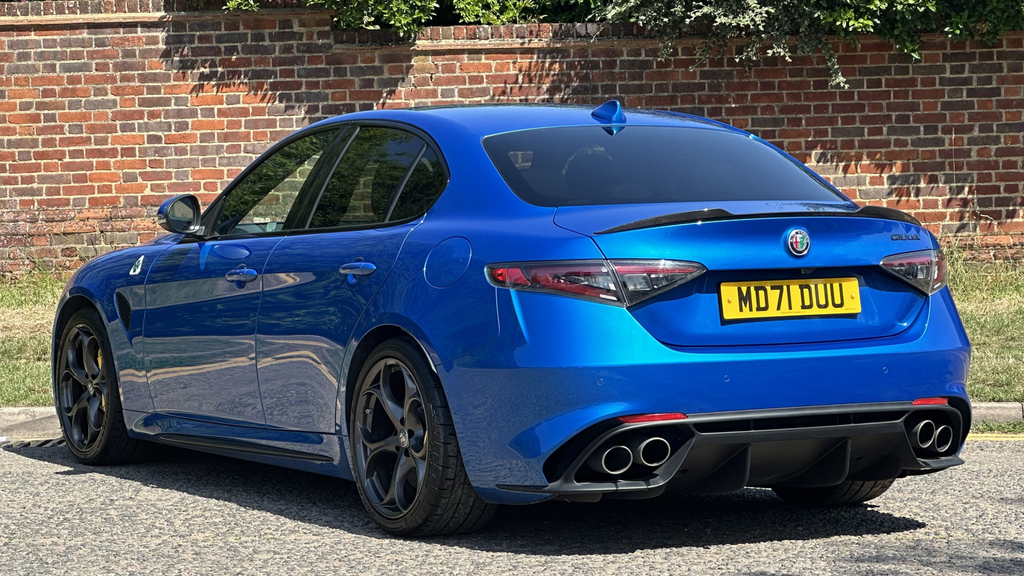 Alfa Romeo Giulia 2.9 V6 Biturbo Quadrifoglio Acc MD71DUU Blue #6