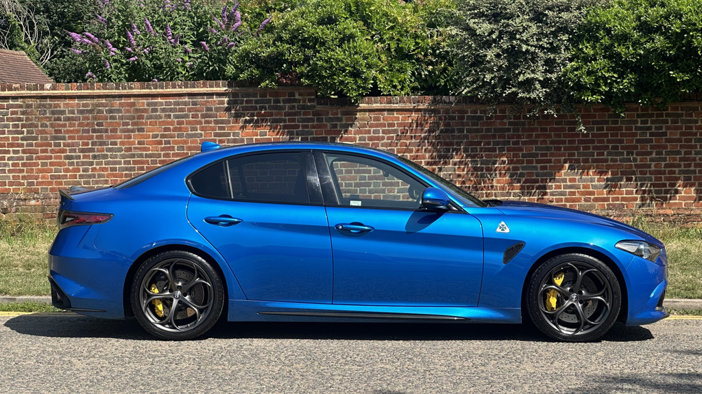 Alfa Romeo Giulia 2.9 V6 Biturbo Quadrifoglio Acc MD71DUU Blue #3