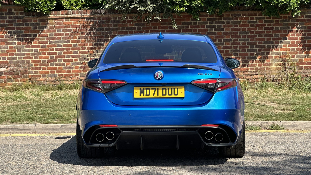 Alfa Romeo Giulia 2.9 V6 Biturbo Quadrifoglio Acc MD71DUU Blue #5