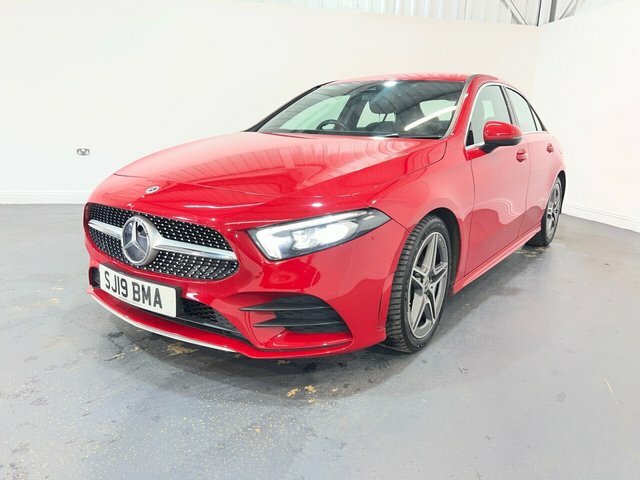Mercedes-Benz A Class 1.5 A180d Amg Line Saloon 7G-dct Euro 6 SJ19BMA Red #3