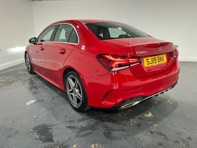 Mercedes-Benz A Class 1.5 A180d Amg Line Saloon 7G-dct Euro 6 SJ19BMA Red #4