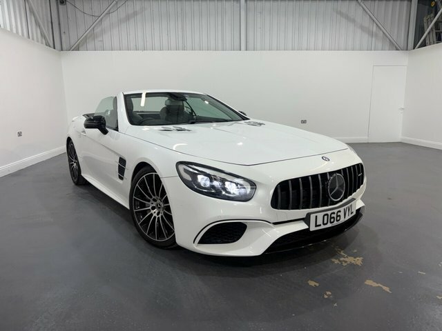 Mercedes-Benz SL Class 4.7 Sl500 V8 Amg Line Roadster G-tronic White