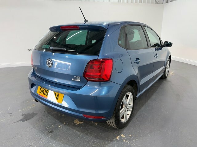Volkswagen Polo 1.2 Tsi Bluemotion Tech Match Hatchback SK16VMA Blue #6
