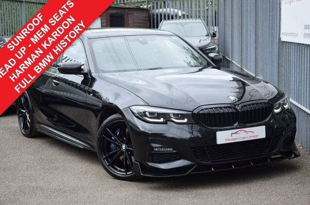 BMW 3 Series 2020 2.0 320D Mht M Sport Saloon Hybrid Black
