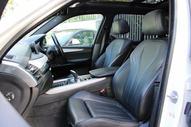 BMW X5 Xdrive40d M Sport White #13