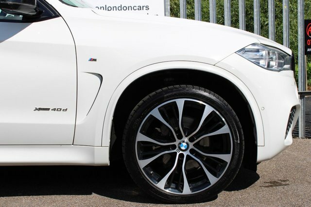 BMW X5 Xdrive40d M Sport White #9