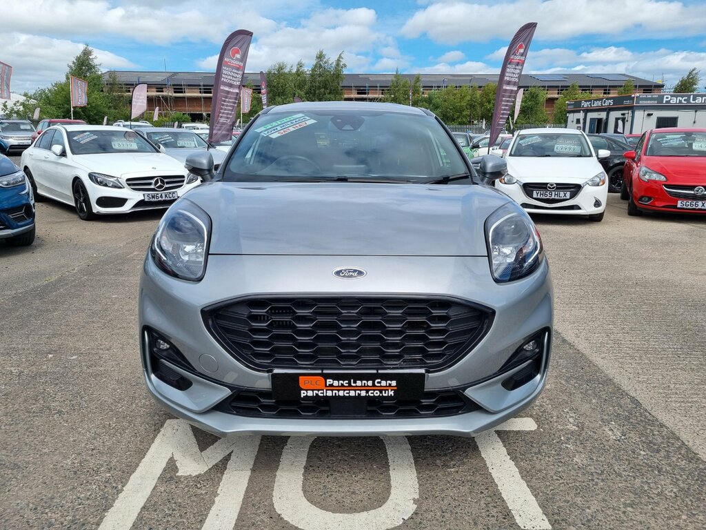 Ford Puma 1.0T Ecoboost Mhev St-line X Suv Hybrid MT73LMU Silver