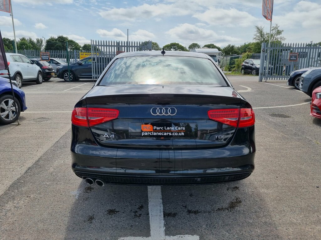 Audi A4 2.0 Tdi Black Edition Saloon Multitroni KJ15JGU Black #4