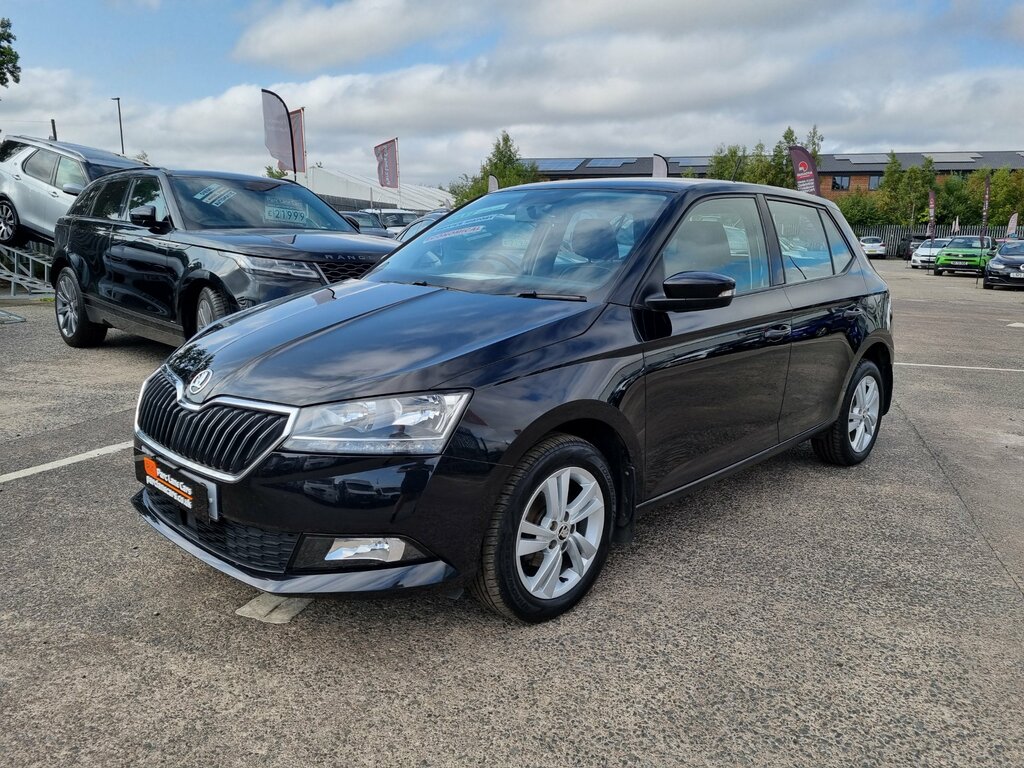 Skoda Fabia 1.0 Se Hatchback - Only 40000 Mi NL68FGG Black #2