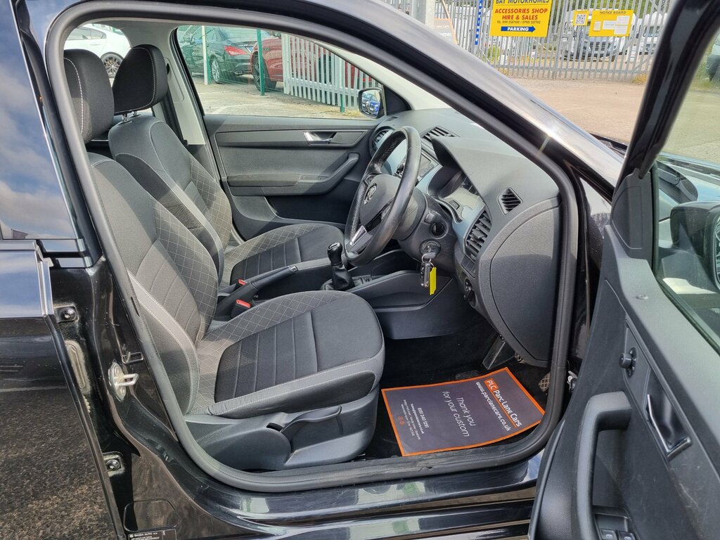Skoda Fabia 1.0 Se Hatchback - Only 40000 Mi NL68FGG Black #6