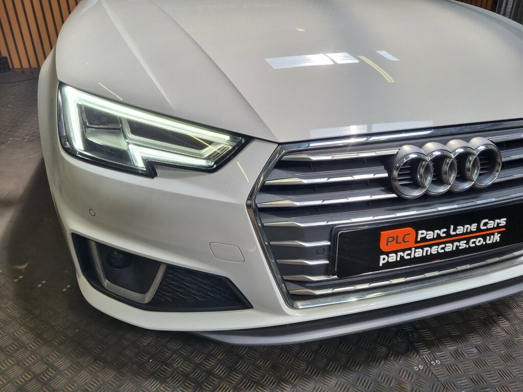 Audi A4 2.0 Tfsi 40 S Line Saloon S Tronic Euro DC19TMO White #6