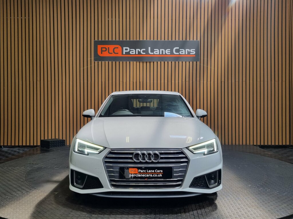 Audi A4 2.0 Tfsi 40 S Line Saloon S Tronic Euro DC19TMO White #4