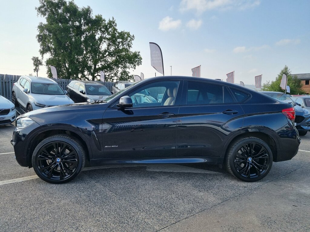 BMW X6 3.0 40D M Sport Edition Suv Xdrive Black #6