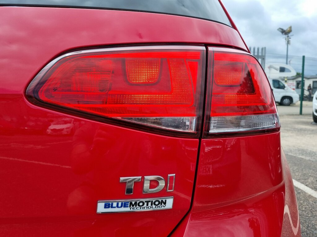Volkswagen Golf 1.6 Tdi Bluemotion Tech Match Dsg Only 27000 Miles Red #5