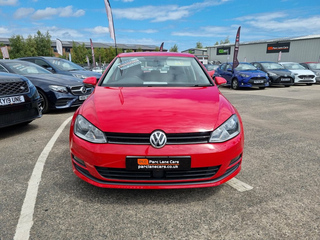 Volkswagen Golf 1.6 Tdi Bluemotion Tech Match Dsg Only 27000 Miles Red