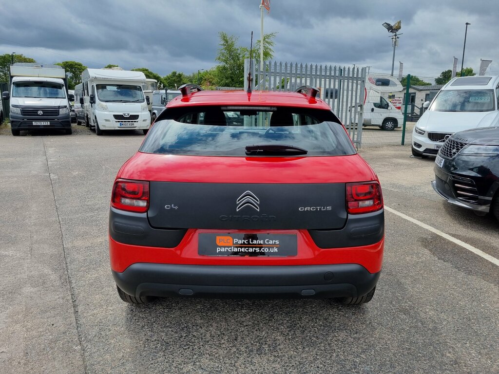 Citroen C4 Cactus 1.6 Bluehdi Feel Hatchback - 20 Pounds Road Ta KP16LCW Red #4