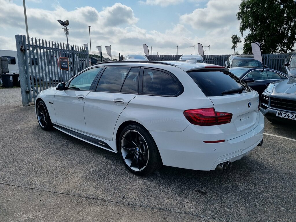 BMW 5 Series 523D M Sport Touring Step - Very Rare Car - O White #6