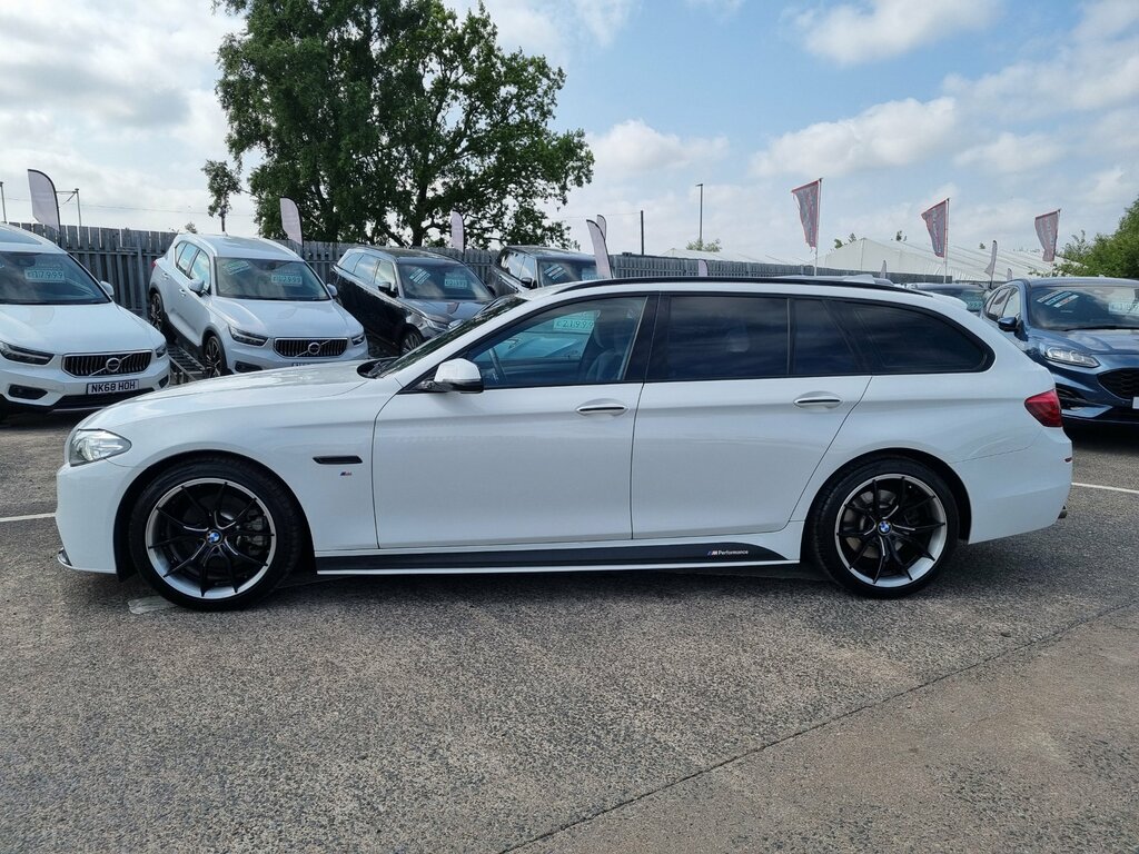 BMW 5 Series 523D M Sport Touring Step - Very Rare Car - O White #5