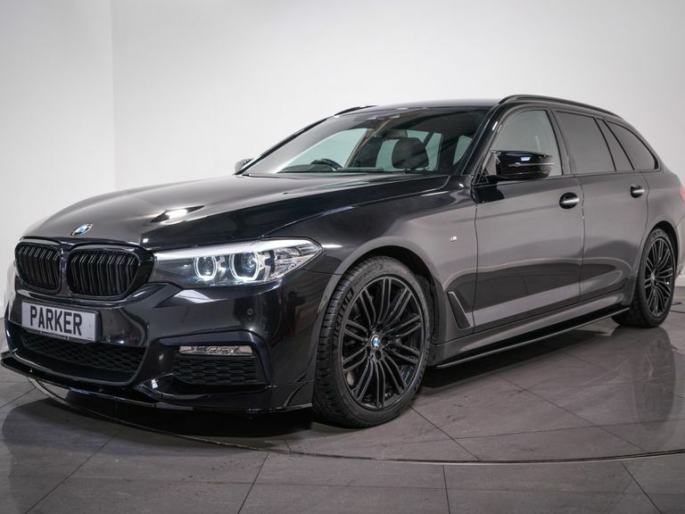 BMW 5 Series 540I Xdrive M Sport Black #3