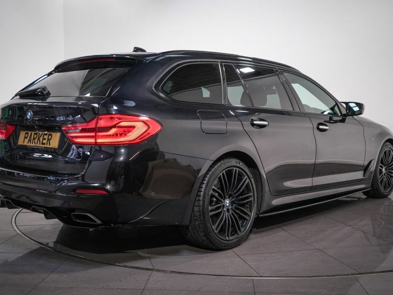 BMW 5 Series 540I Xdrive M Sport Black #6