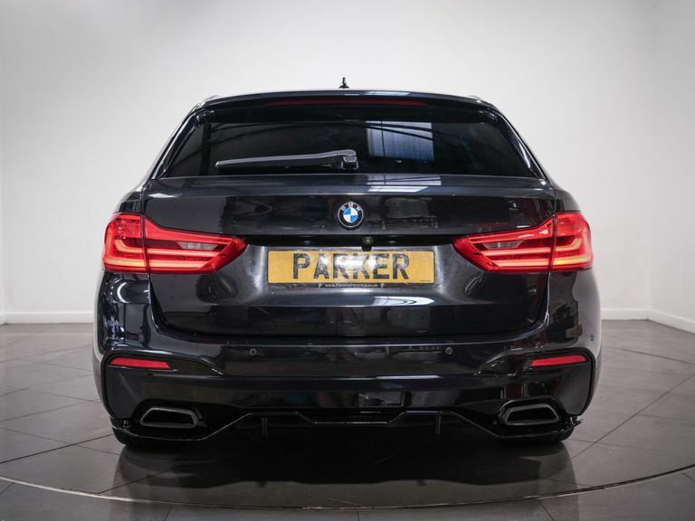BMW 5 Series 540I Xdrive M Sport Black #5