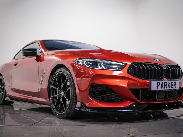 BMW 8 Series Blue #10
