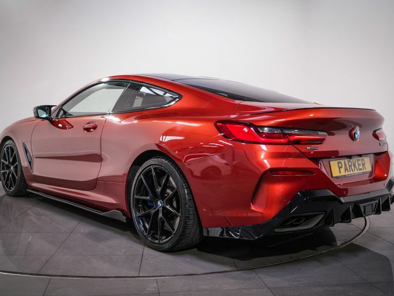 BMW 8 Series M850i Xdrive Orange #4