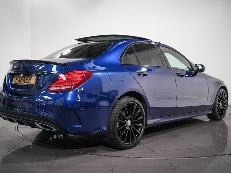 Mercedes-Benz C Class C220d 4Matic Amg Line Premium Plus SR17KUH Blue #6