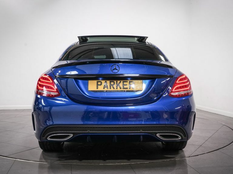 Mercedes-Benz C Class C220d 4Matic Amg Line Premium Plus SR17KUH Blue #5