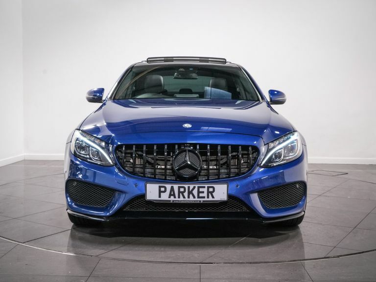 Mercedes-Benz C Class C220d 4Matic Amg Line Premium Plus SR17KUH Blue #2