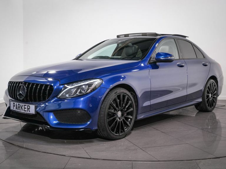 Mercedes-Benz C Class C220d 4Matic Amg Line Premium Plus SR17KUH Blue #3