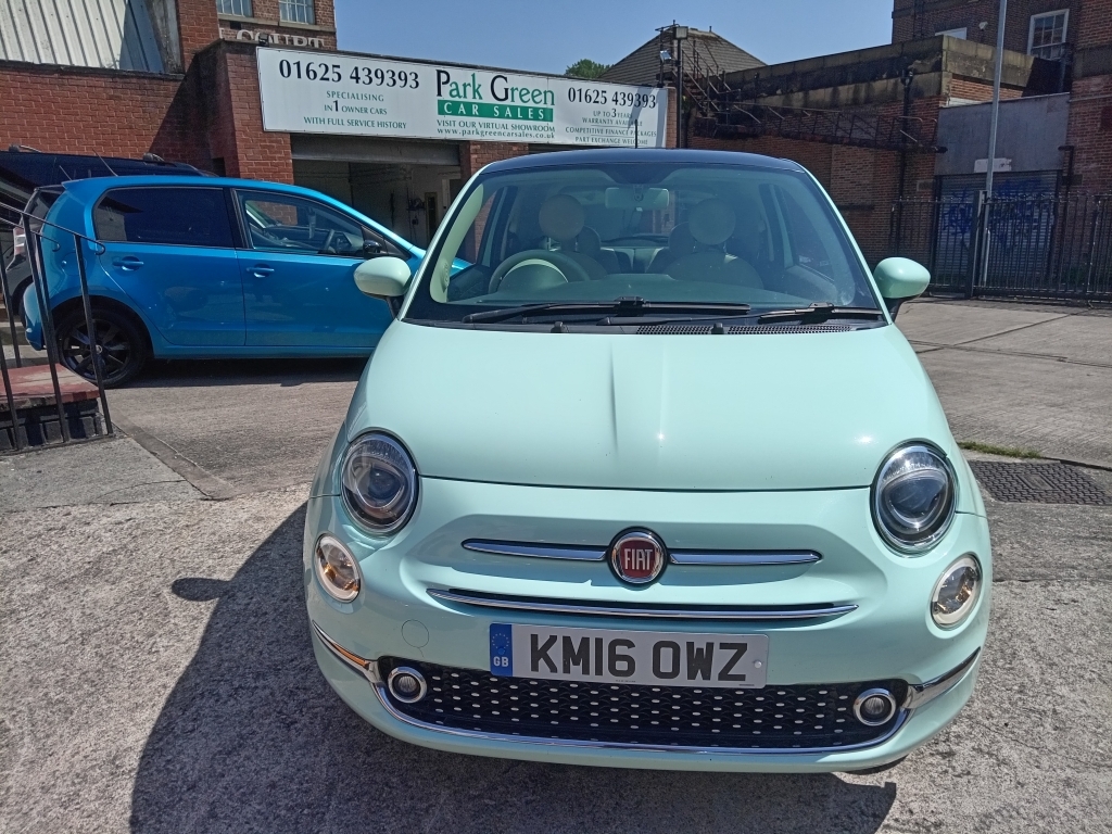 Fiat 500 1.2 Lounge KM16OWZ Green #2