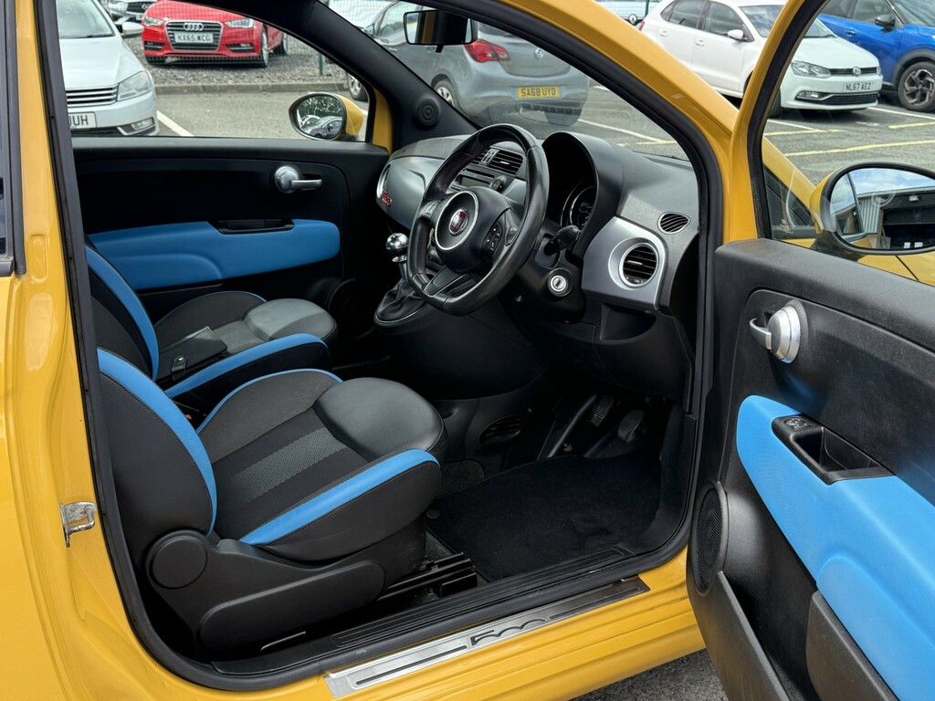 Fiat 500 Hatchback 1.2 500 1.2 69Hp S 2015 WO15DZY Yellow #5
