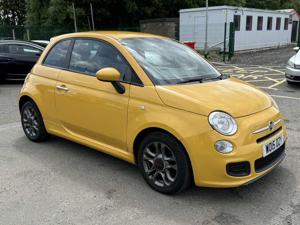 Fiat 500 Hatchback 1.2 500 1.2 69Hp S 2015 WO15DZY Yellow #2
