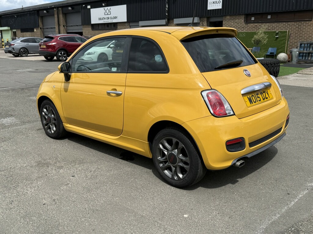 Fiat 500 Hatchback 1.2 500 1.2 69Hp S 2015 WO15DZY Yellow #4