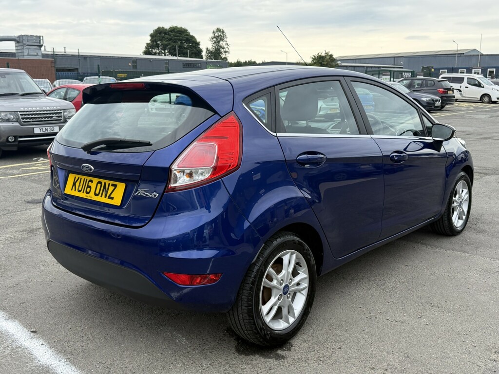 Ford Fiesta Hatchback 1.3 Zetec 2016 Blue #3