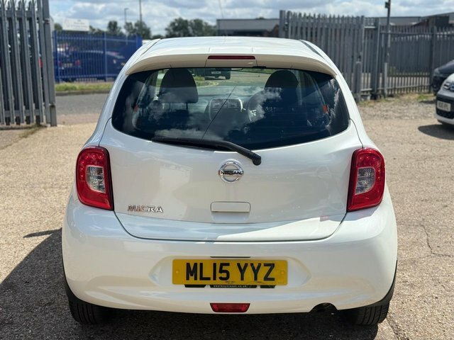 Nissan Micra Hatchback ML15YYZ White #4