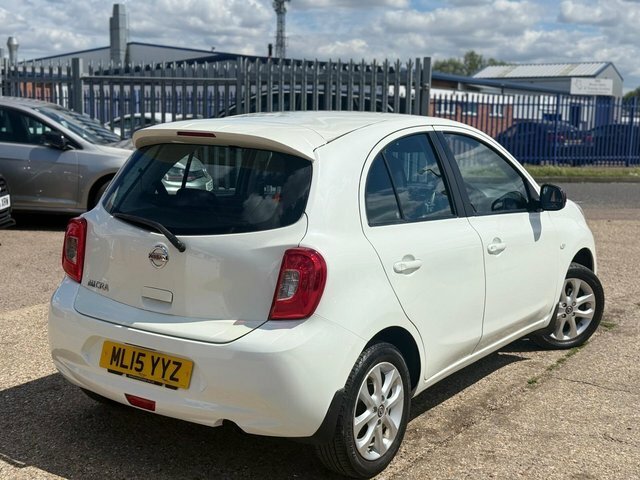 Nissan Micra Hatchback ML15YYZ White #3